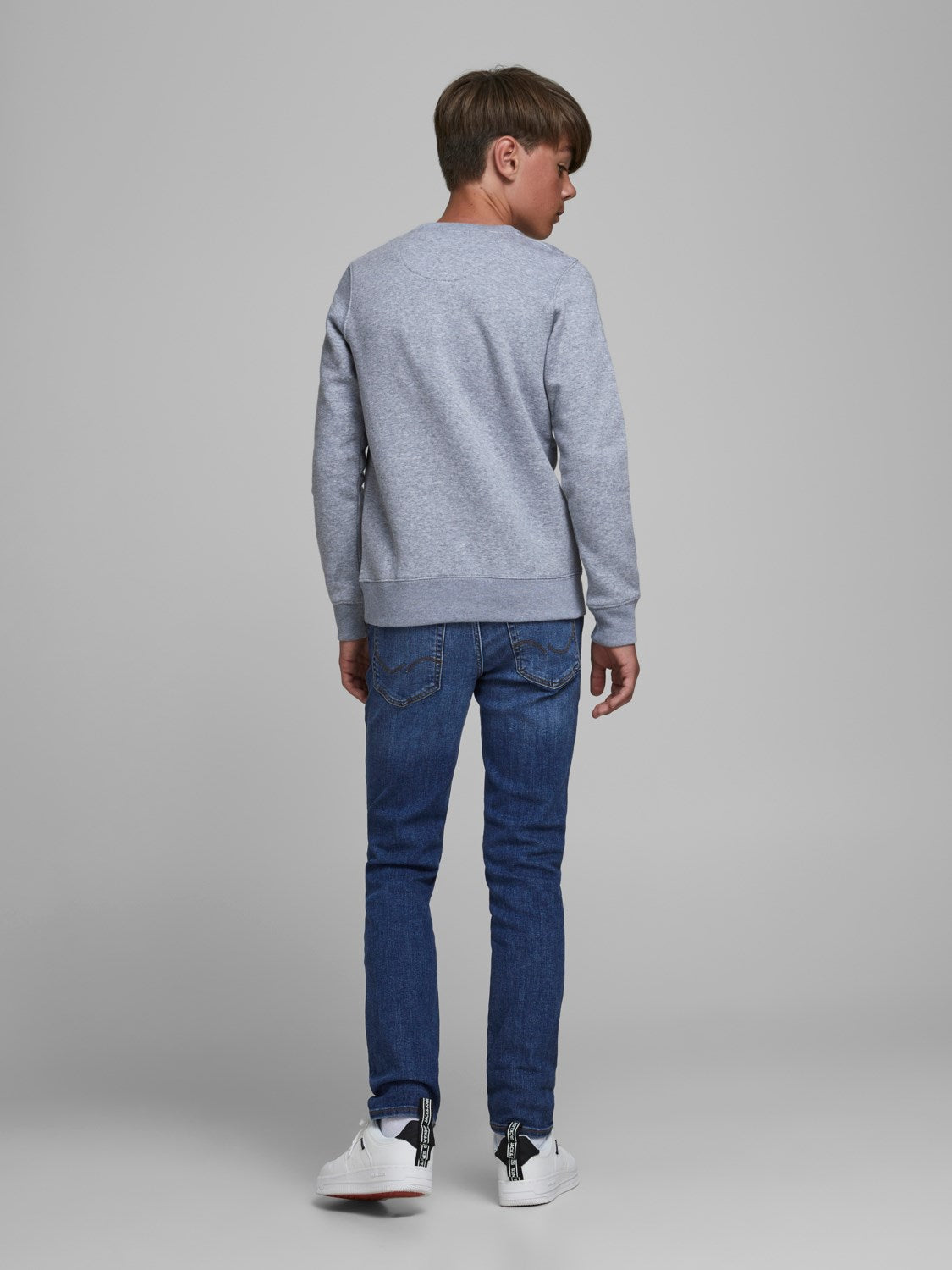Jack Jones Youths Glenn 814 Junior Boy Slim Jean Blue detail view