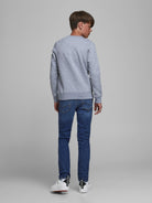 Jack Jones Youths Glenn 814 Junior Boy Slim Jean Blue detail view