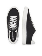JACK JONES FOOTWEAR Morden Combo Trainers - Anthracite Anthracite back view