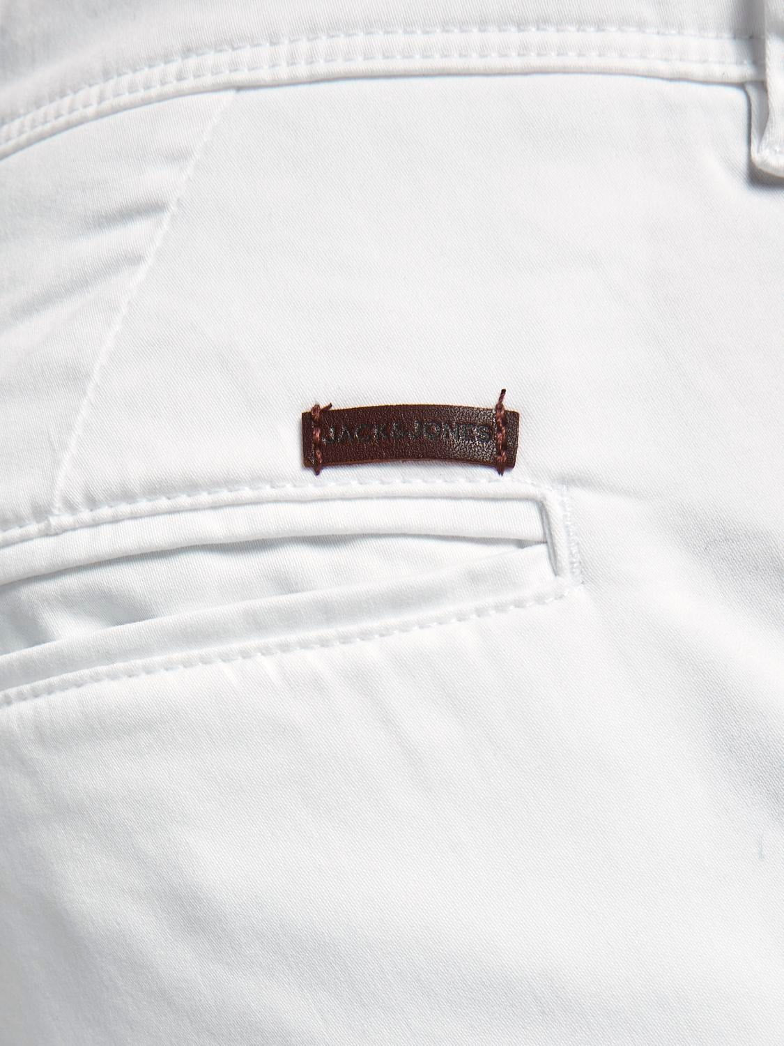 JACK & JONES Bowie Shorts Solid-White WHITE side view