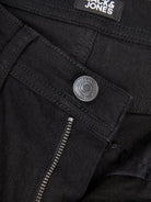 Jack Jones Youths Glenn 072 Junior Boys Black Slim Jean Black side view