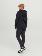 Jack Jones Youths Clark 912 Junior Boy Black Straight Jean Black detail view