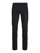 JACK & JONES Clark 598 Black Straight Leg Jean Black side view