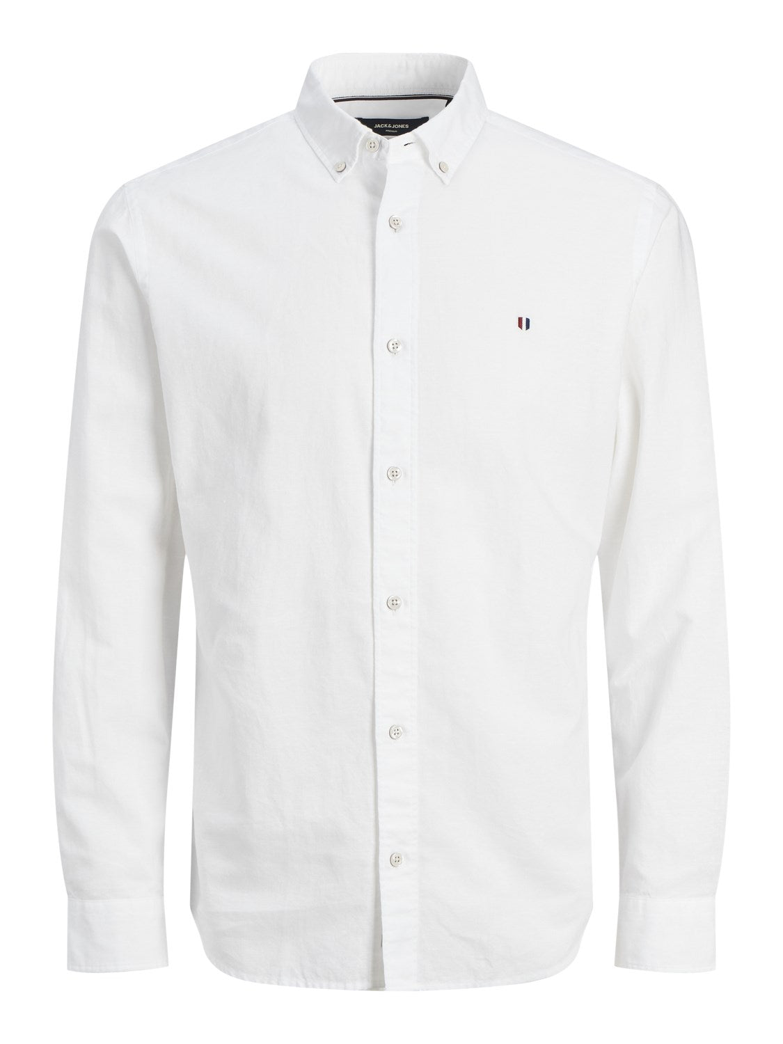 Men's Summer Shield Shirt Long Sleeve-White-Front View