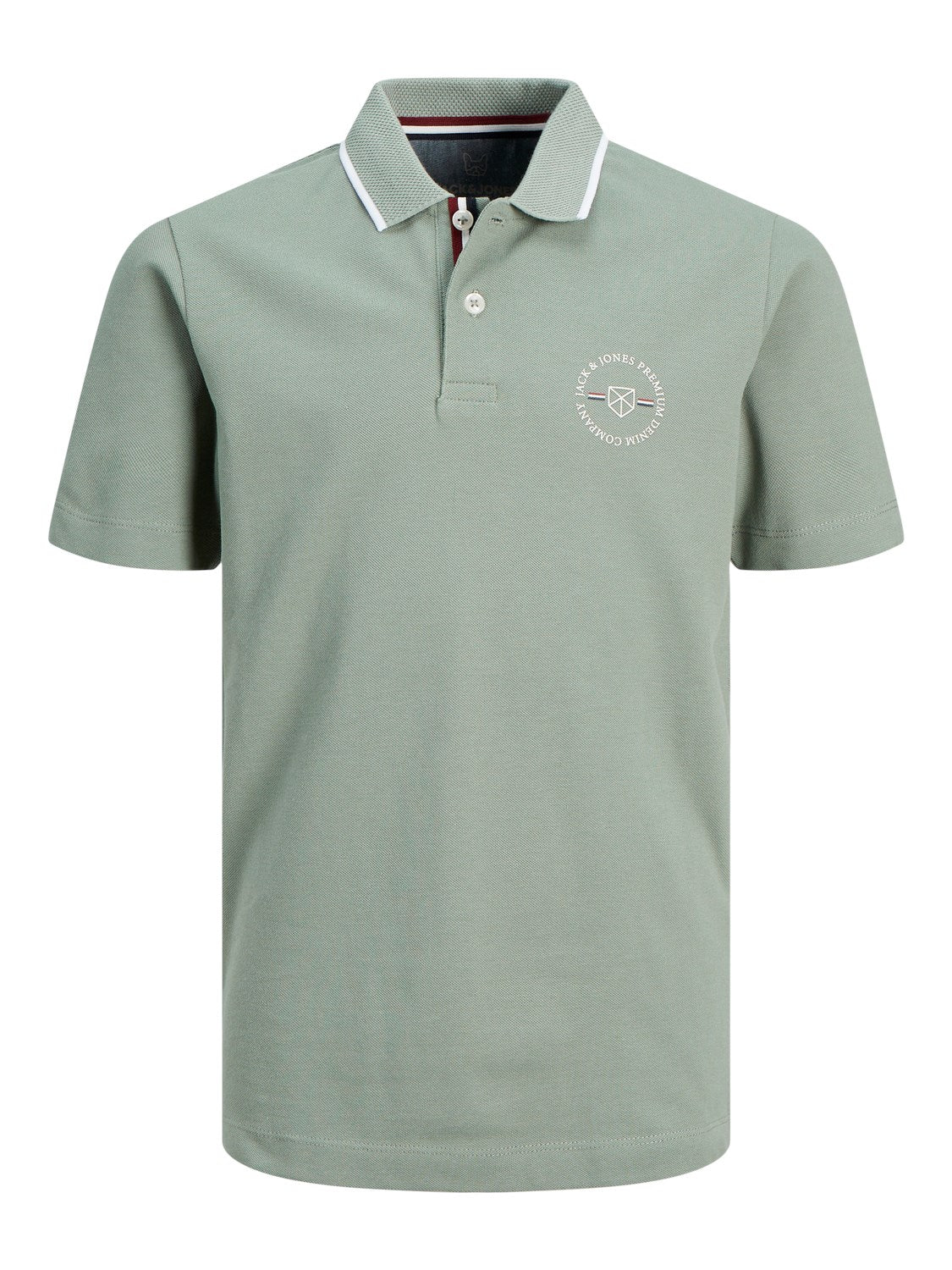 Shield Junior Boy Lily Pad Polo Shirt-Front view