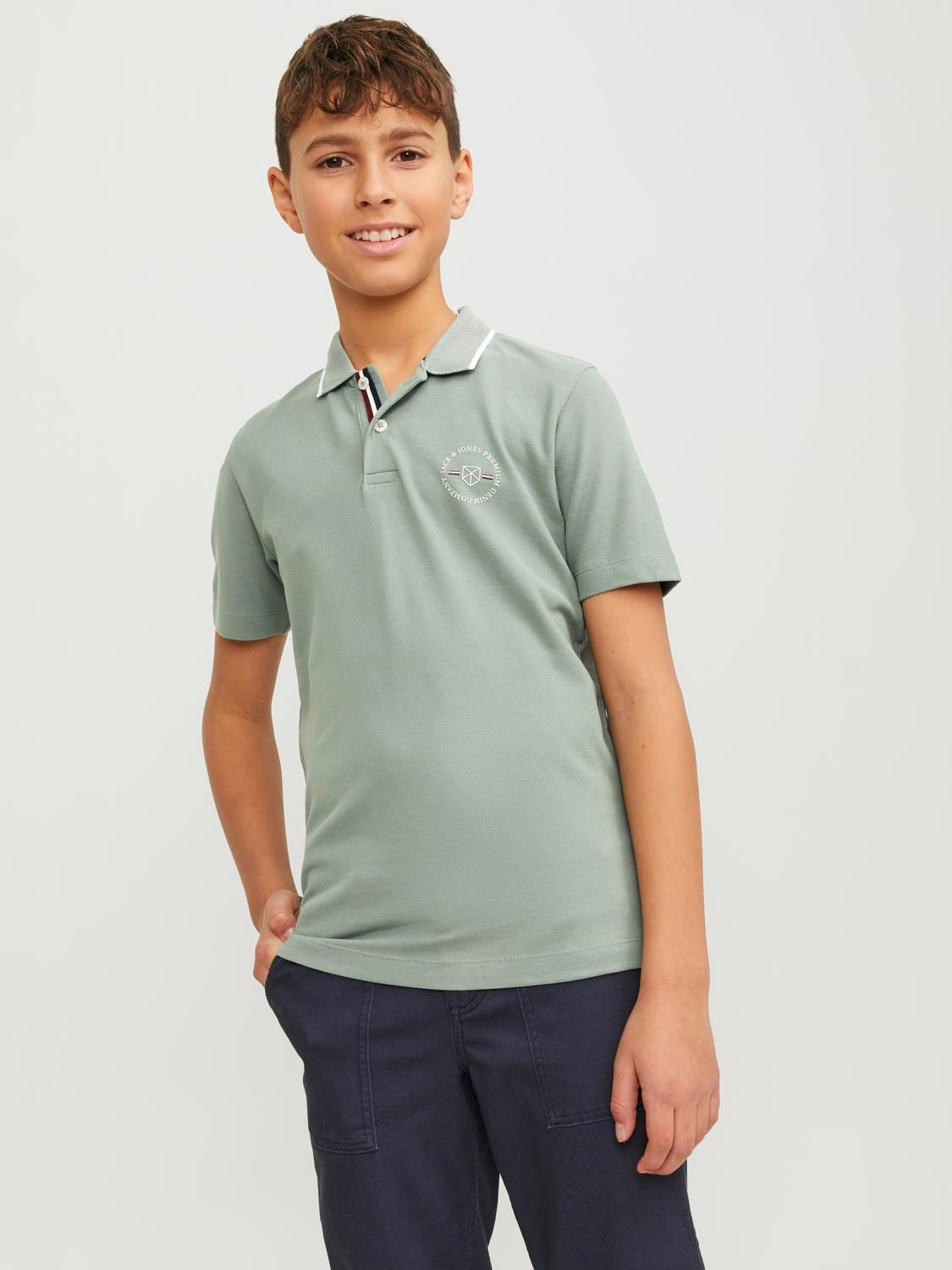 Shield Junior Boy Lily Pad Polo Shirt