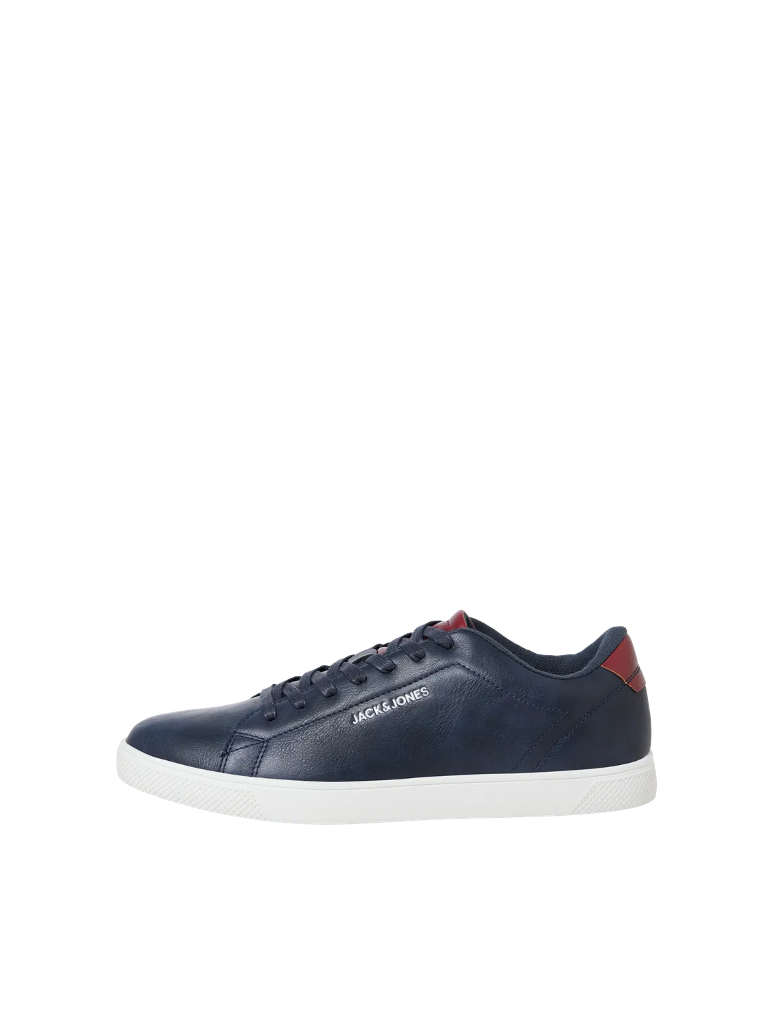 Men's Boss Sneaker-Navy Blazer/Red-Side View