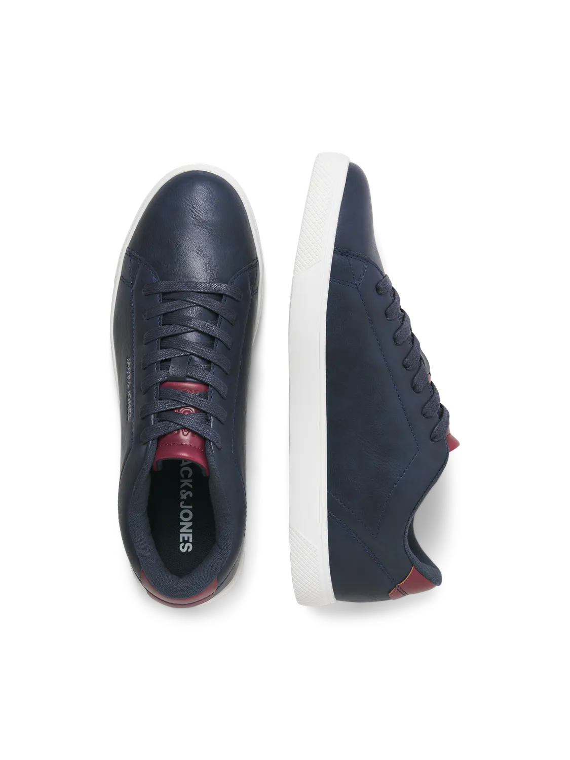 Men's Boss Sneaker-Navy Blazer/Red-Top View