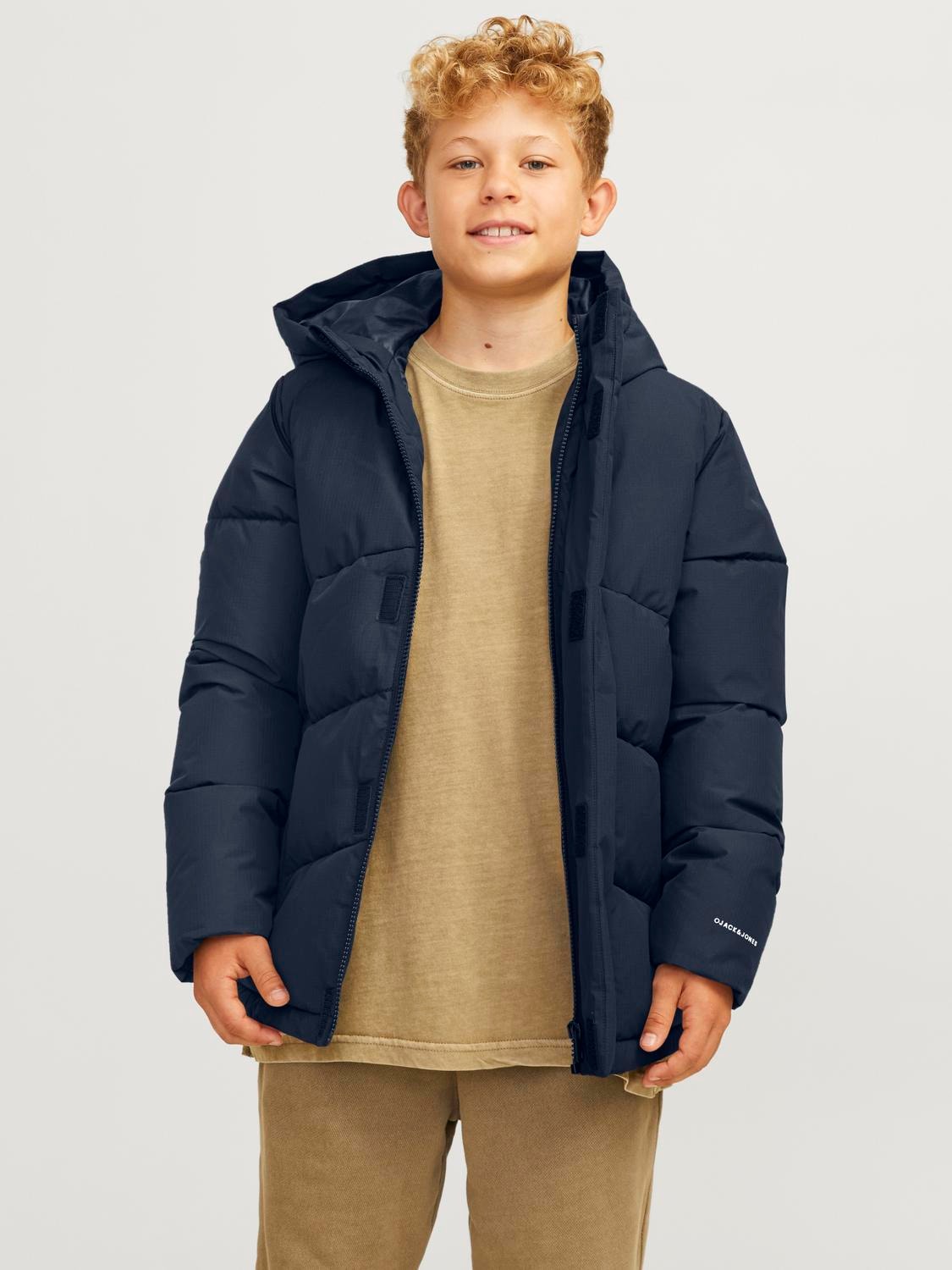 World Puffer Junior Boys Navy Jacket