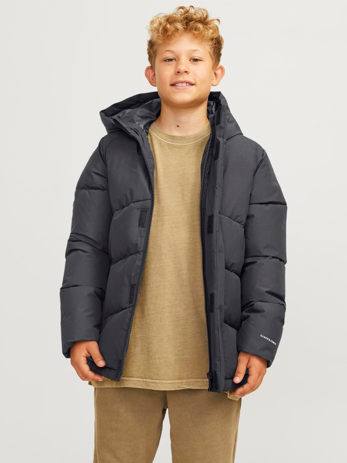 World Puffer Junior Boys Asphalt Jacket