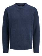 JACK & JONES Dover Sky Captain Knit Sky Captain back view