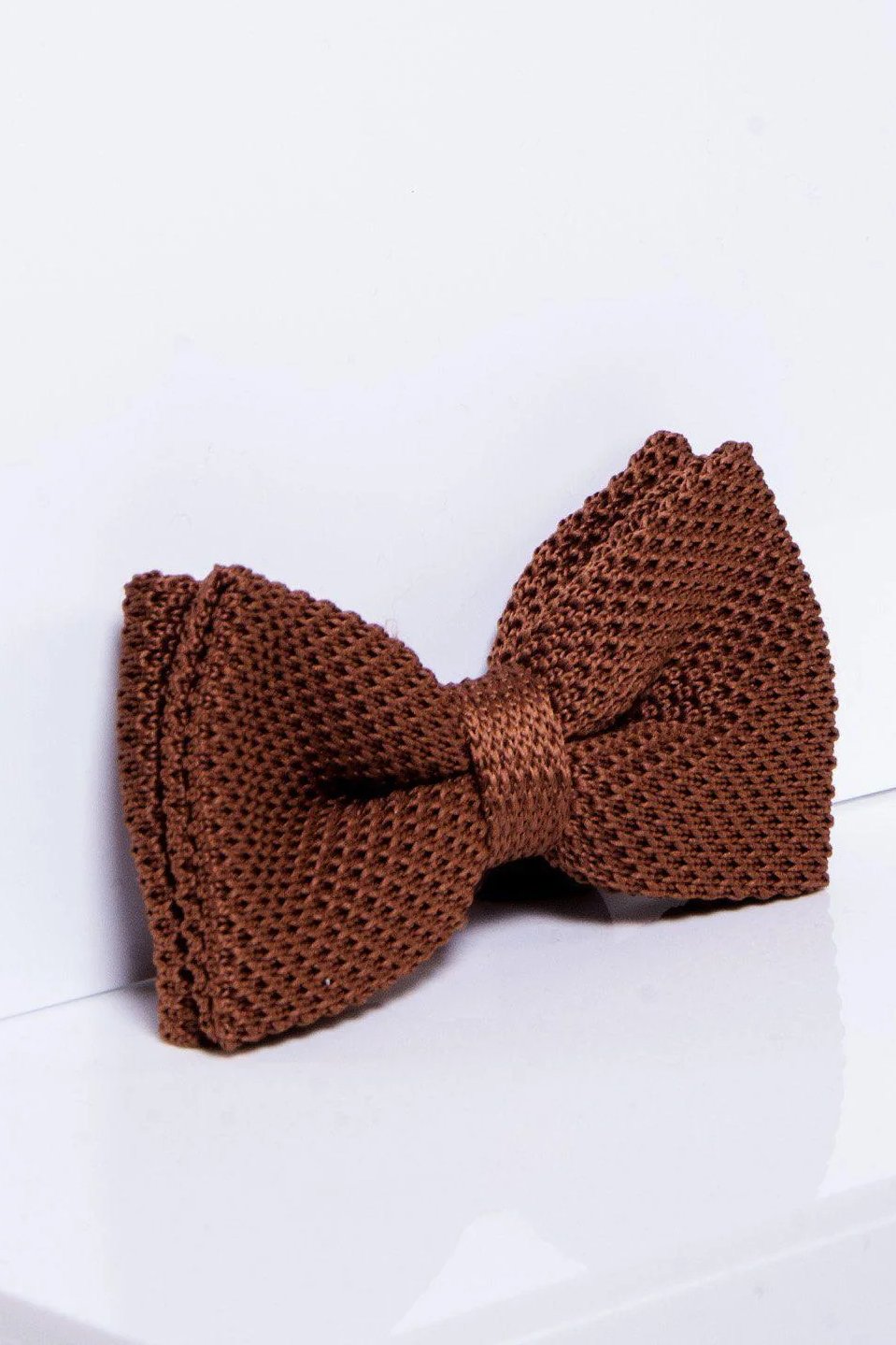 Knitted Rust Men's Bowtie/Dickie bow