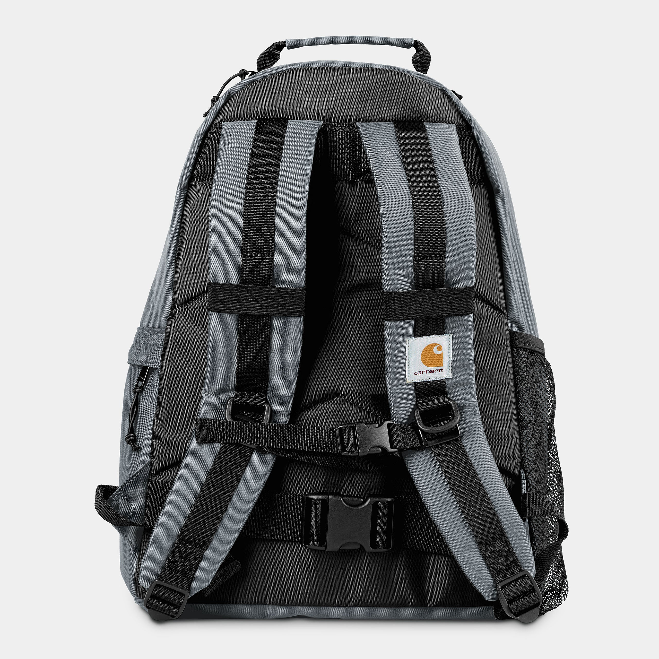 Carhartt WIP Kickflip Backpack-Dove Grey Dove Grey model front view