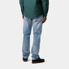 Carhartt WIP Klondike Pants-Light Used Wash BLUE detail view