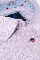 BENETTI Kyle Lilac Short Sleeve Shirt LILAC detail view