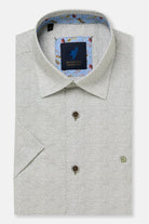 BENETTI Kyle Sage Short Sleeve Shirt Sage front view