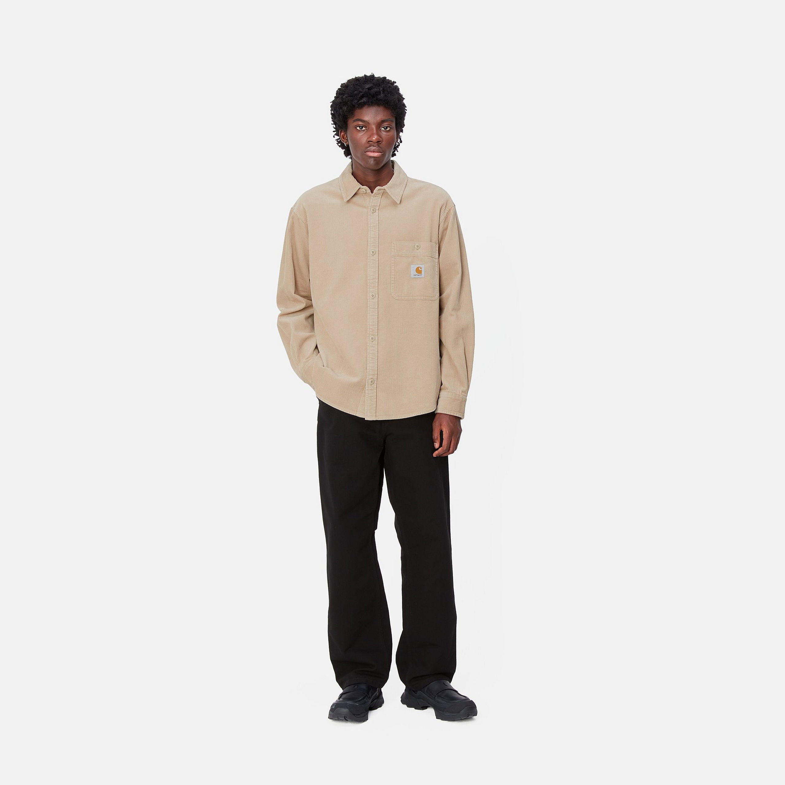 Long Sleeve Flint Shirt-Wall-Full model view