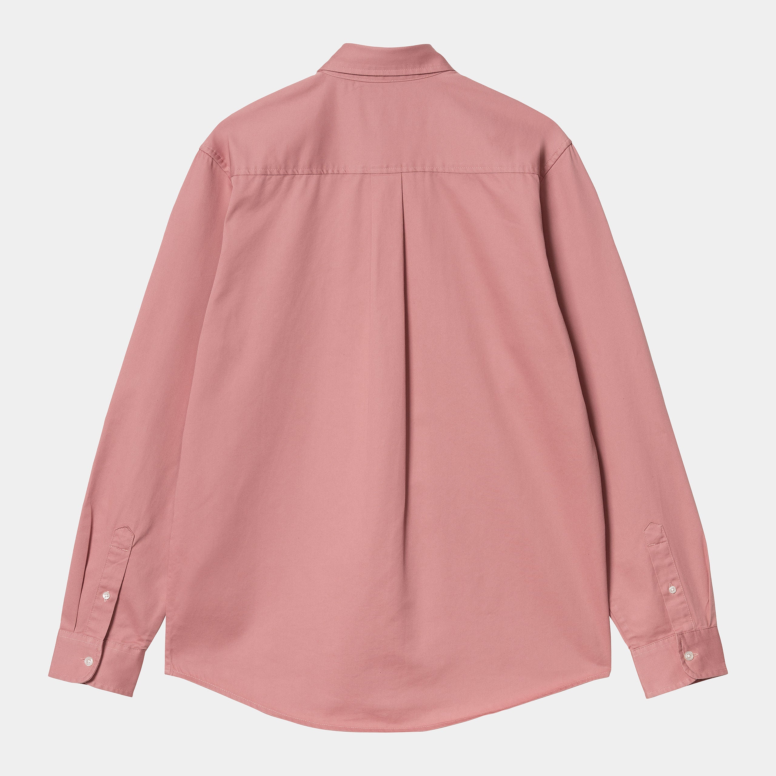 Carhartt WIP Madison Shirt-Dusty Rose / Wax Dusty Rose / Wax model back view