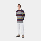 Carhartt WIP Sundling Sweatshirt-Sundling Stripe Aura Sundling Stripe  Aura detail view