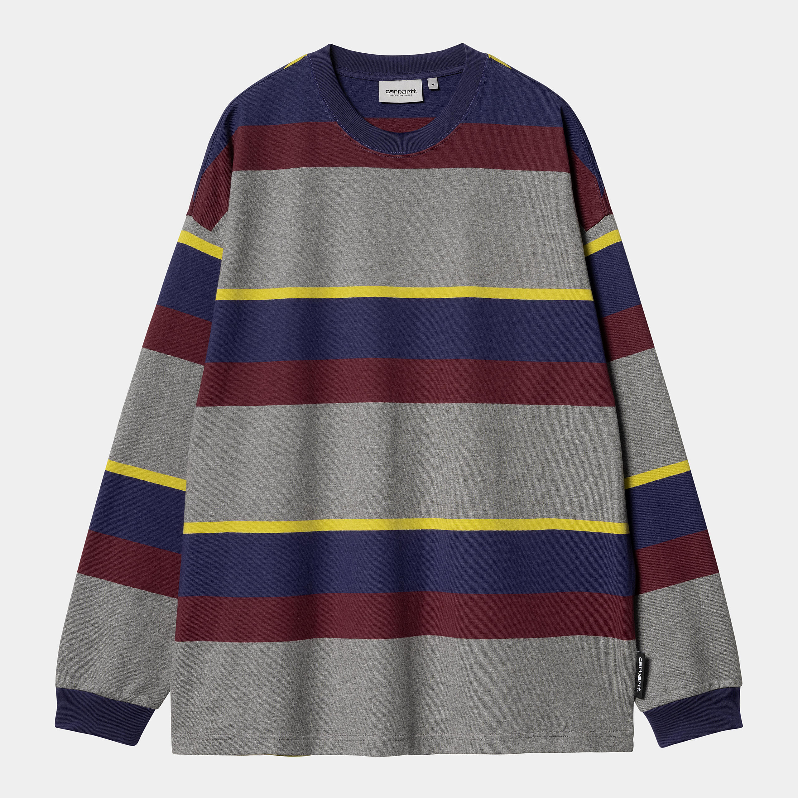 Carhartt WIP Sundling Sweatshirt-Sundling Stripe Aura Sundling Stripe  Aura back view