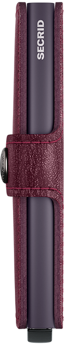 Secrid Original Cranberry Miniwallet-Side view