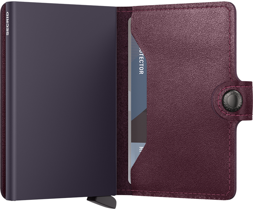 Secrid Original Cranberry Miniwallet-Inside view