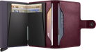 Secrid Original Cranberry Miniwallet-Expanded inside view