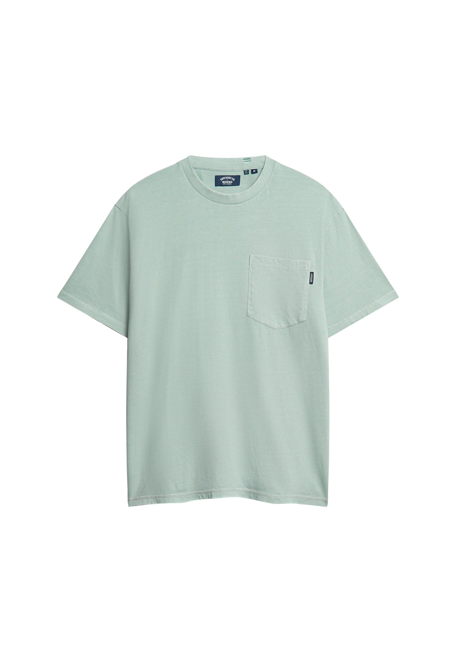 Contrast Stitch Pocket Skylark Grey T-shirt