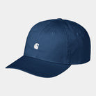 Carhartt WIP Madison Logo Cap-Elder / White Elder / White front view