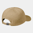 Carhartt WIP Madison Logo Cap-Sable / White Sable / White model front view