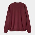 Carhartt WIP Madison Sweater-Malbec / Black Malbec / Black back view