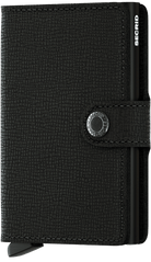 SECRID Secrid Crisple Black Miniwallet Black front view
