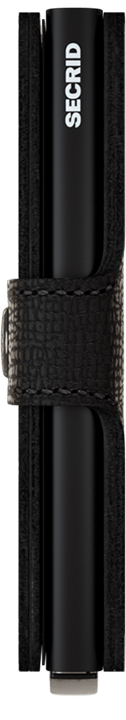 Secrid Crisple Black Miniwallet-Side view