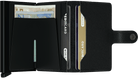 SECRID Secrid Crisple Black Miniwallet Black back view