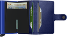 Secrid Crisple Cobalt Miniwallet-Inside note holder view