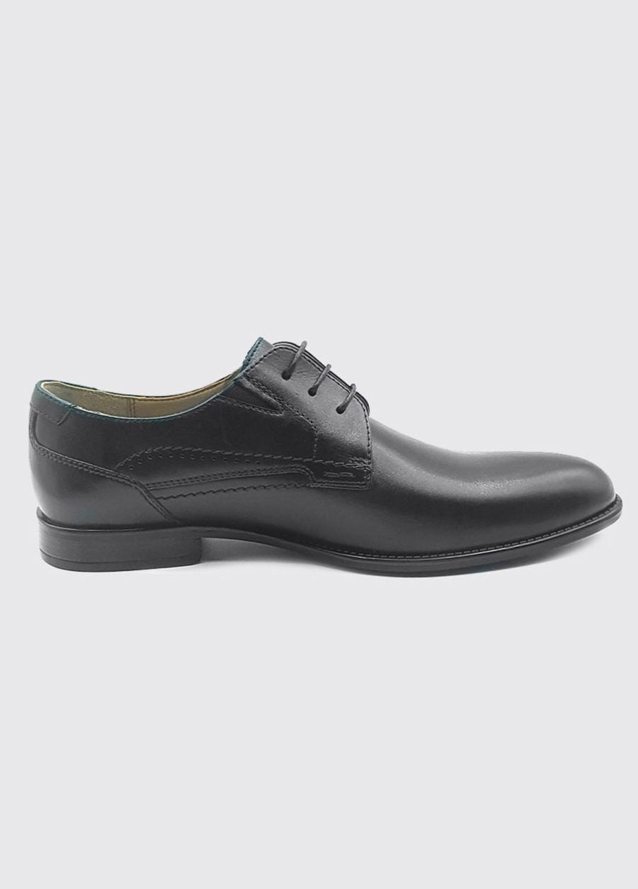 Dell Wide Fit Black Shoe-Inside left view
