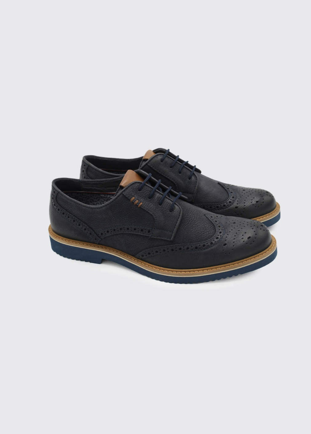 Stan Navy Suede Shoes