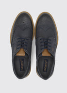 Dubarry Stan Navy Suede Shoes Navy back view