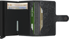 SECRID Secrid Hexagon Black Miniwallet Black back view