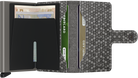 SECRID Secrid Hexagon Grey Miniwallet Grey back view