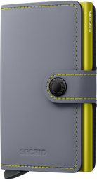 Secrid Matte Grey/Lime Miniwallet