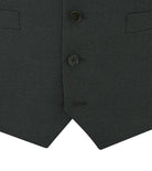 Skopes Harcourt Green Waistcoat Green back view