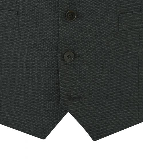 Skopes Harcourt Green Waistcoat Green back view
