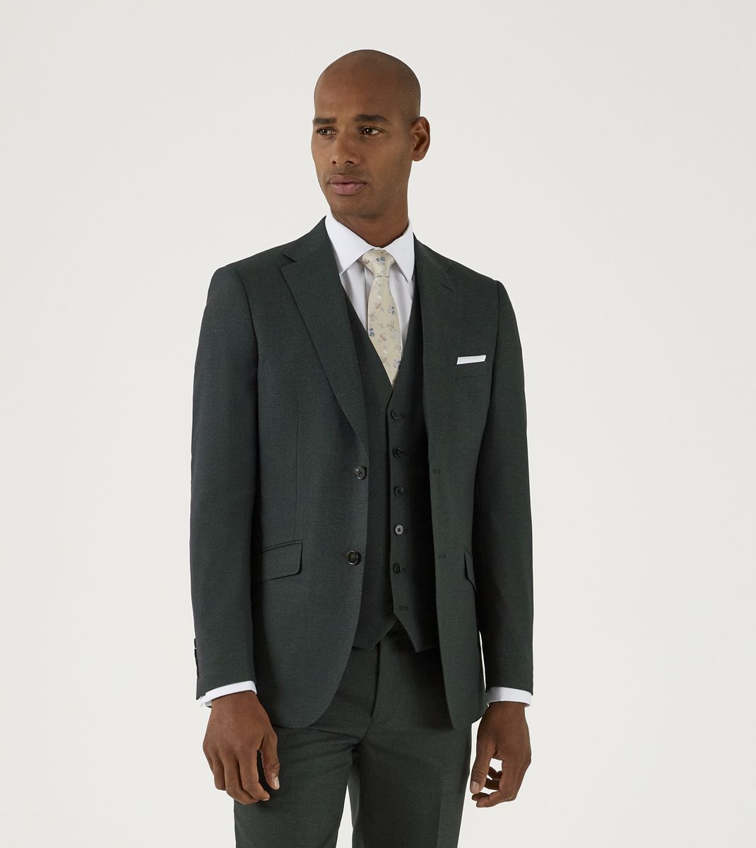 Skopes Harcourt Green Slim Fit Jacket Green front view
