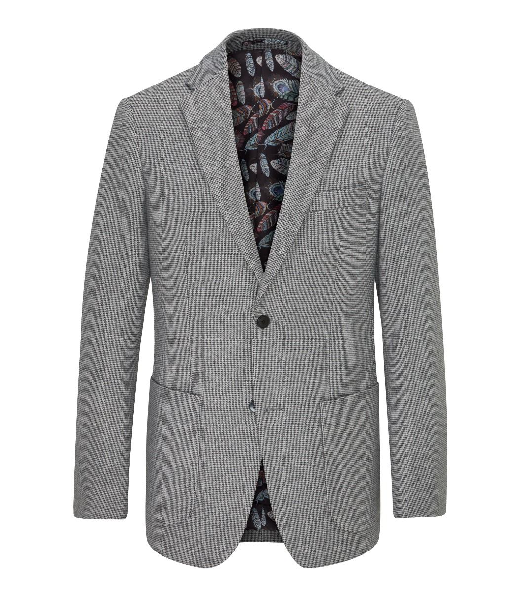 Hastings Tapered Fit Black Grey Blazer-Ghost image view