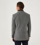 Skopes Hastings Tapered Fit Black Grey Blazer Black/Grey model front view