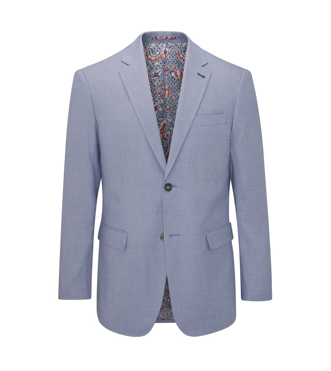 Harry Light Blue Tapered Fit Blazer-Front view