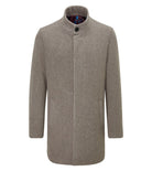 Skopes Faulkner Oat Overcoat Oat back view
