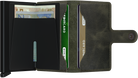 SECRID Secrid Vintage Olive/Black Miniwallet Olive/Black back view
