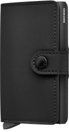 SECRID Secrid Yard Black/Powder Black Miniwallet Black/Powder Black front view